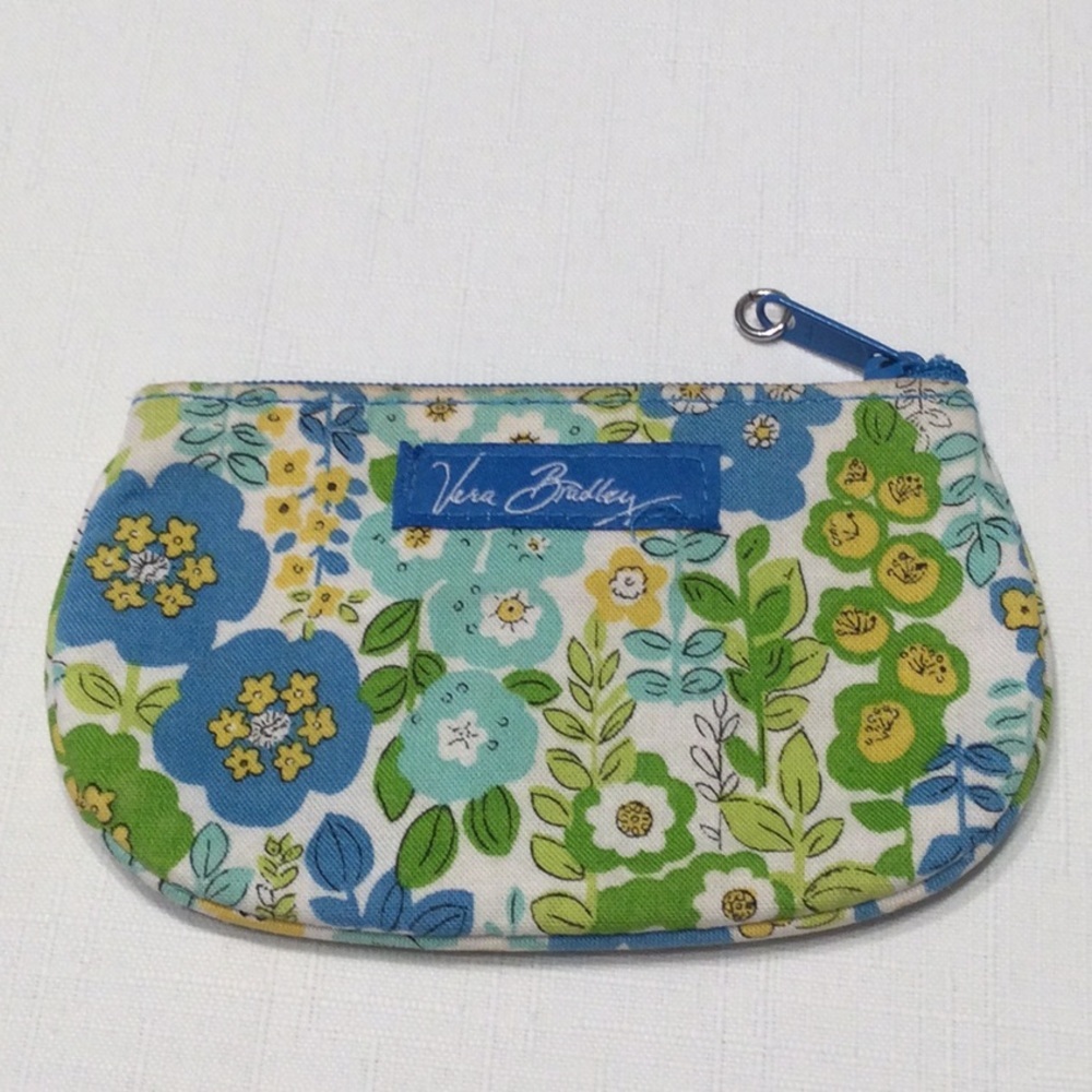 Vera Bradley English Garden ID Zippered Pouch